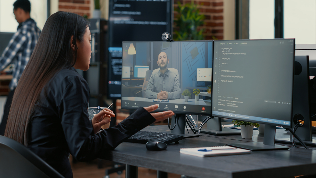 Developers collaborating